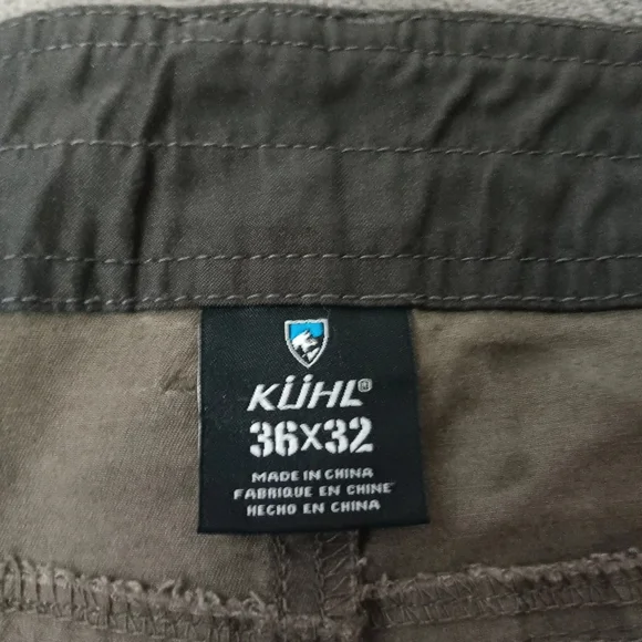 KUHL Men's Casual Gray Pants 36×32 - Picture 3 of 4